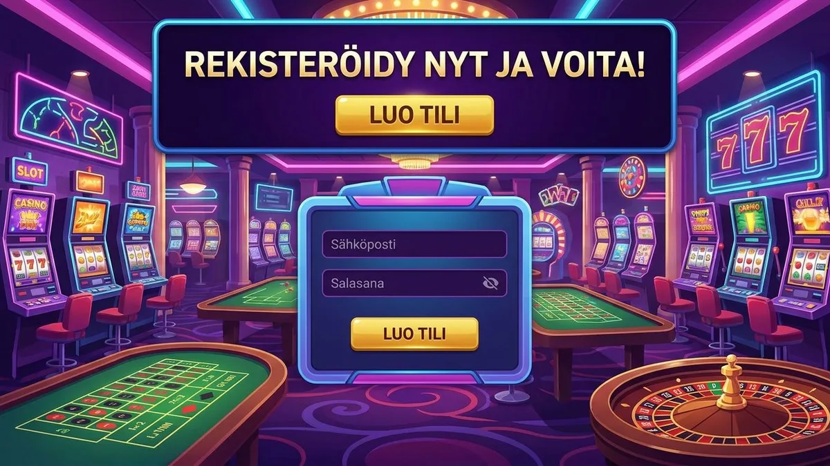Rekisteröidy bonuksella
